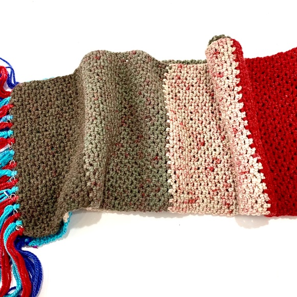 Knitted Scarf Multi Color - Picture 3 of 6